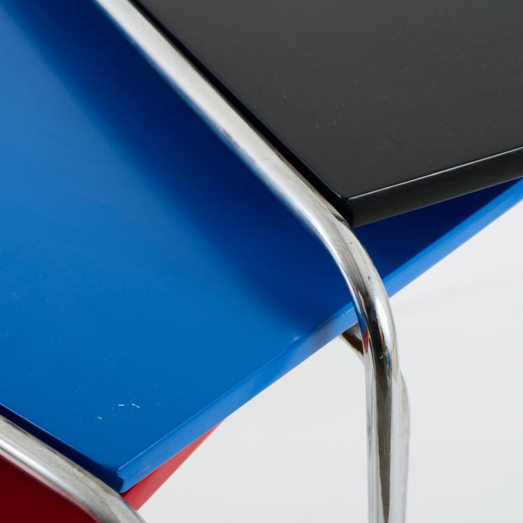 Bild 6 zu Objekt, Four 'B9' nesting tables, 1925/26, Marcel Breuer, Thonet, Paris, 177A 31