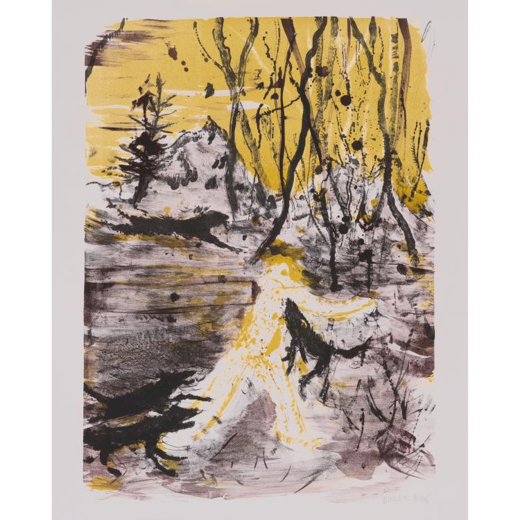 Hauptbild zu Objekt, 'Waldhunde', 2006, Daniel Richter, Griffelkunst-Vereinigung Hamburg e.V. (Publ.), 177C 763