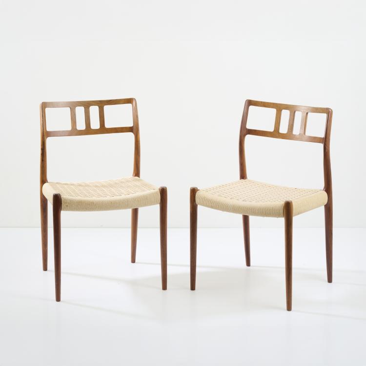 Bild 1 zu Objekt, Acht St&uuml;hle '79', 1966 (Entwurf), Niels Otto M&oslash;ller, M&oslash;ller, J.L., Furniture Factory, Kopenhagen / Copenhagen, 177A 316