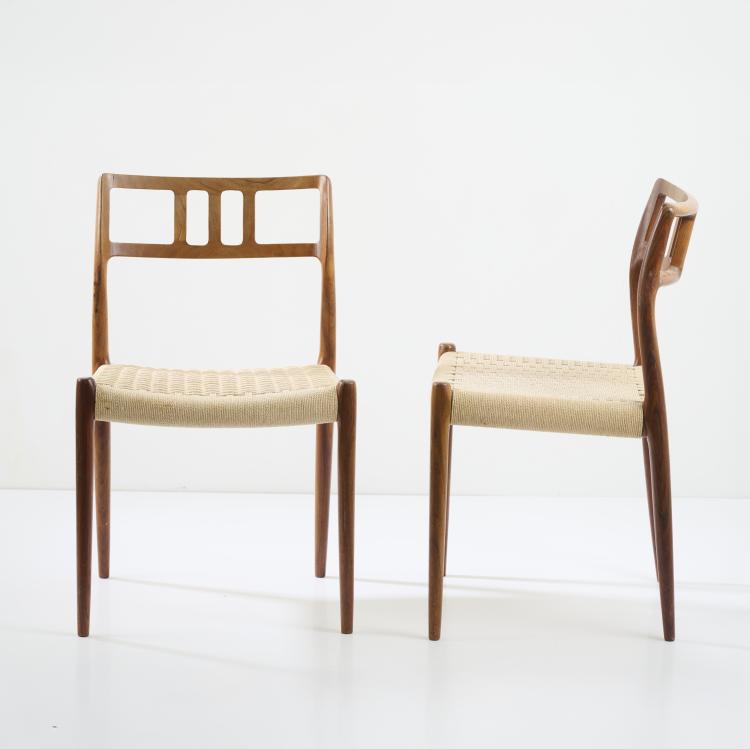 Bild 2 zu Objekt, Acht St&uuml;hle '79', 1966 (Entwurf), Niels Otto M&oslash;ller, M&oslash;ller, J.L., Furniture Factory, Kopenhagen / Copenhagen, 177A 316