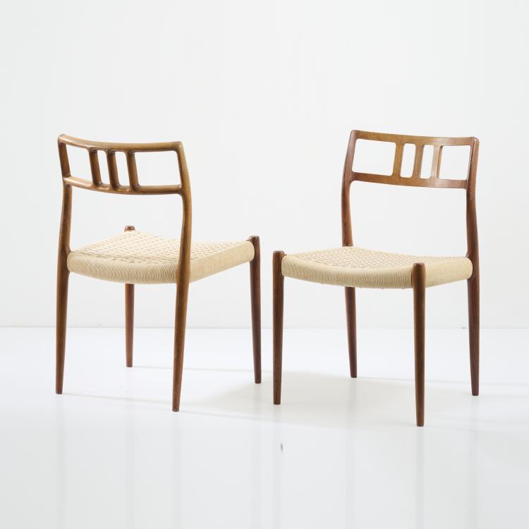 Bild 3 zu Objekt, Acht St&uuml;hle '79', 1966 (Entwurf), Niels Otto M&oslash;ller, M&oslash;ller, J.L., Furniture Factory, Kopenhagen / Copenhagen, 177A 316