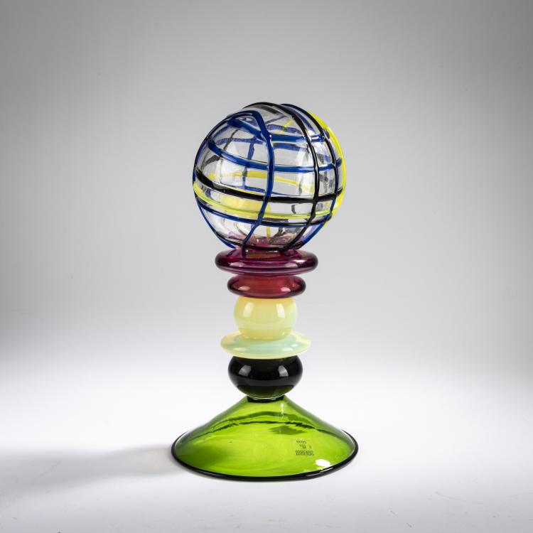 Bild 1 zu Objekt, Kugel auf Sockel, 1985, Heinz Oestergaard, Salviati, Murano, 177B 615
