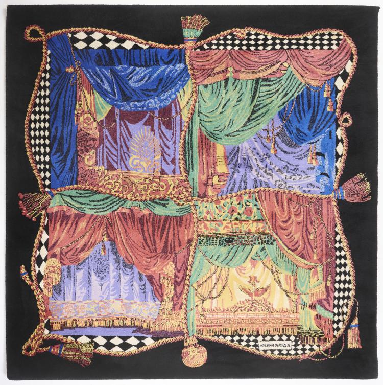 Hauptbild zu Objekt, Teppich 'Teatro', um 1990, Mailand Versace, Atelier Versace, Mailand / Milan, 177A 104