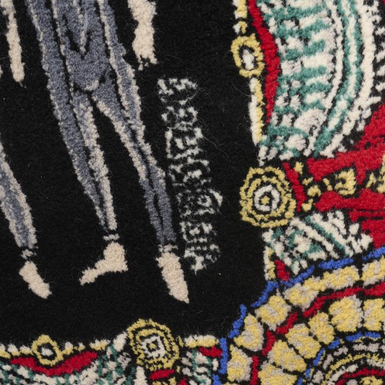 Bild 2 zu Objekt, Teppich, um 1990, Mailand Versace, Atelier Versace Mailand / Milan, 177A 105