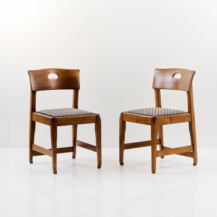 Hauptbild zu Objekt, Two Chairs, 1902, Richard Riemerschmid, Dresdner Werkst&auml;tten, Hellerau, 178A 407