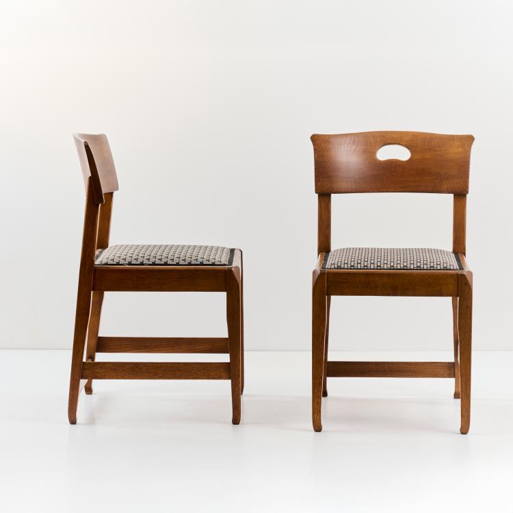 Bild 1 zu Objekt, Two Chairs, 1902, Richard Riemerschmid, Dresdner Werkst&auml;tten, Hellerau, 178A 407