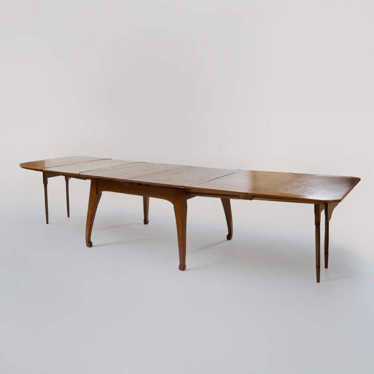 Bild 1 zu Objekt, Extending table '(67)3', c. 1904/05, Richard Riemerschmid, Dresdner Werkst&auml;tten, Hellerau, 178A 410