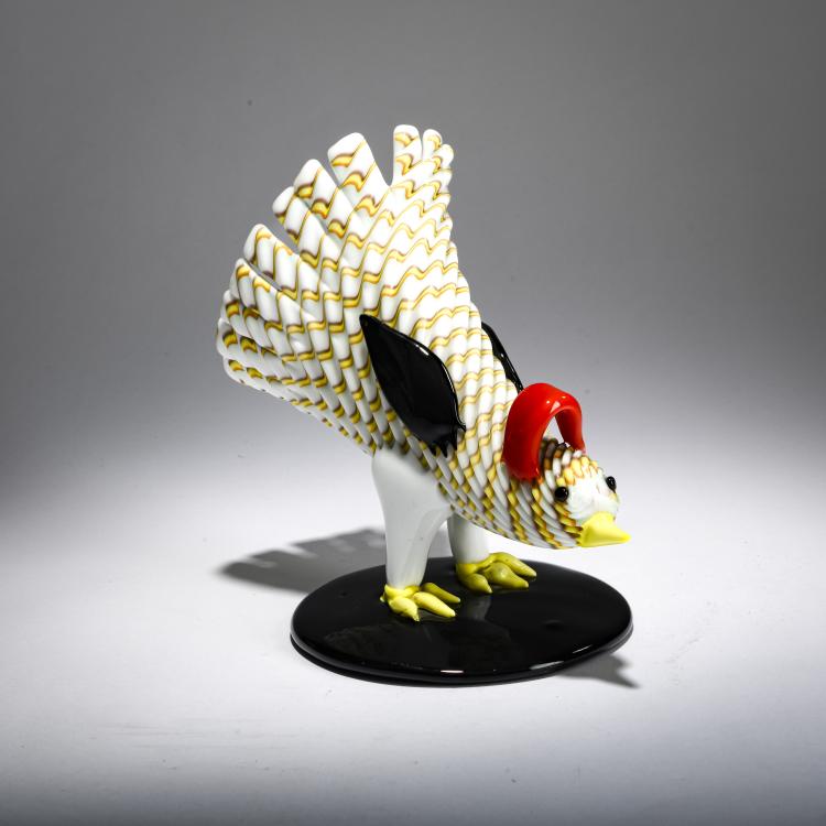 Hauptbild zu Objekt, 'Gallina', 1953, Fulvio Bianconi, Venini & C., Murano, 177B 556