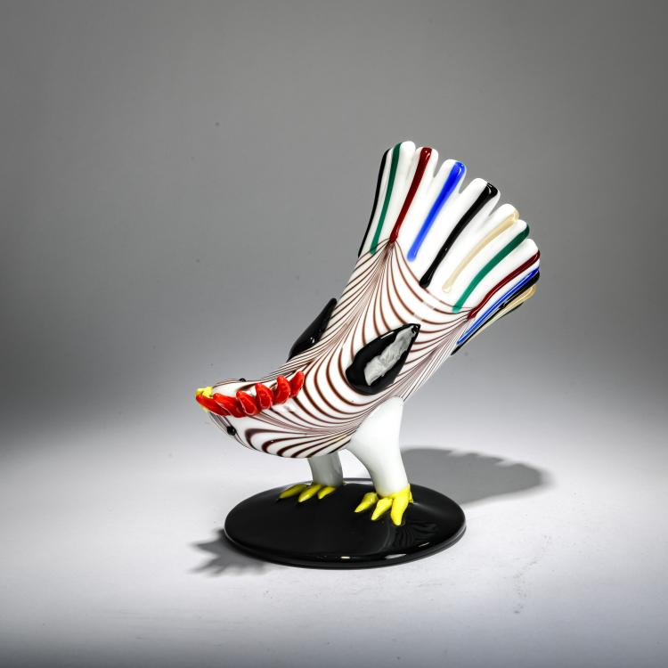 Bild 1 zu Objekt, 'Gallo', 1953, Fulvio Bianconi, Venini & C., Murano, 177B 557