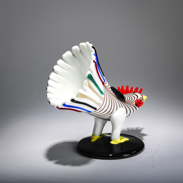 Bild 2 zu Objekt, 'Gallo', 1953, Fulvio Bianconi, Venini & C., Murano, 177B 557