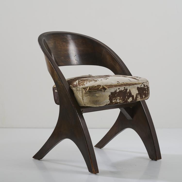 Hauptbild zu Objekt, Armchair 'Hair salon Benner', 1934 (design), Bodo Rasch, Fa. Sch&ouml;rle, Stuttgart, 177A 38