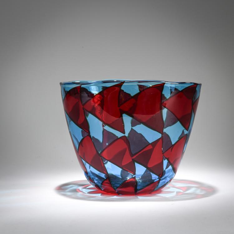 Hauptbild zu Objekt, Vase 'Intarsio', 1961-1963, Ercole Barovier, Barovier & Toso, Murano, 177B 537
