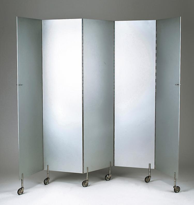 Hauptbild zu Objekt, Zwei f&uuml;nfteilige Paravents, 1990er Jahre, Wildgruber & Henseler, M&uuml;nchen / Munich, 178B 915