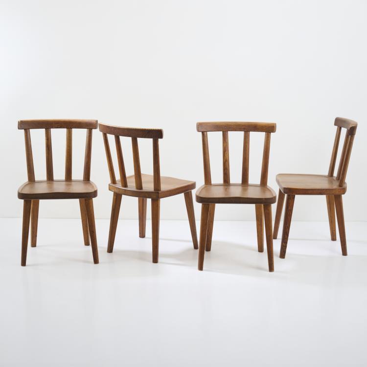 Bild 2 zu Objekt, Four 'Ut&ouml;' chairs, 1930s, Axel Einar Hjorth, Nordiska Kompaniet (NK), Stockholm., 177A 35