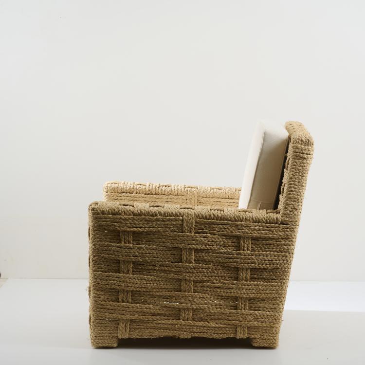 Bild 1 zu Objekt, Armchair 'Raffia', 1950s, Adrien Audoux (in the style of),Frida Minet (in the style of), Frankreich / France, 177A 214