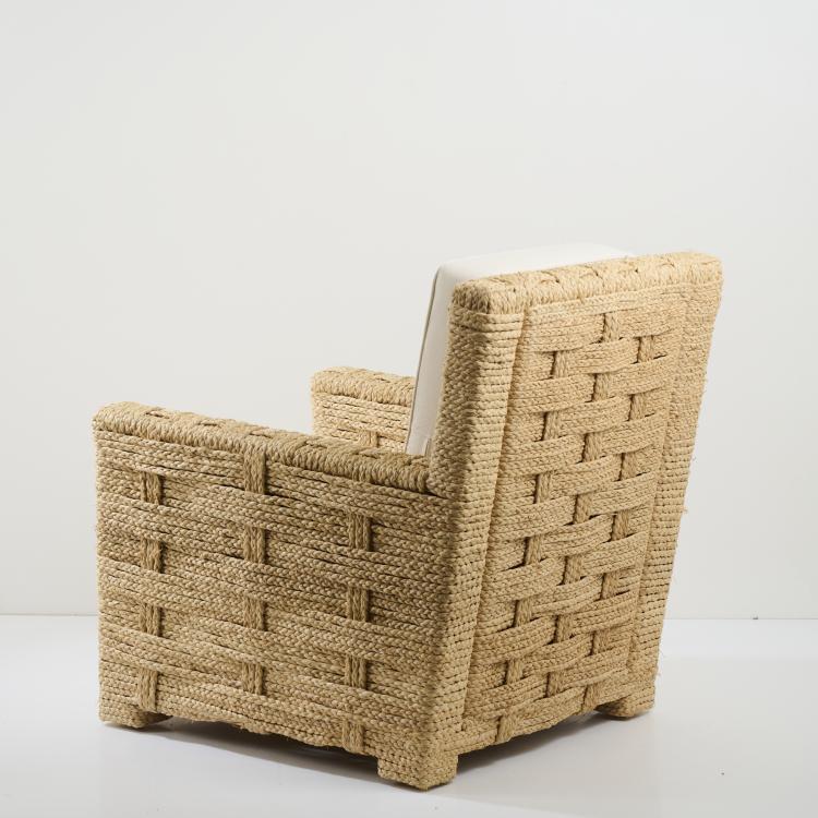 Bild 2 zu Objekt, Armchair 'Raffia', 1950s, Adrien Audoux (in the style of),Frida Minet (in the style of), Frankreich / France, 177A 214