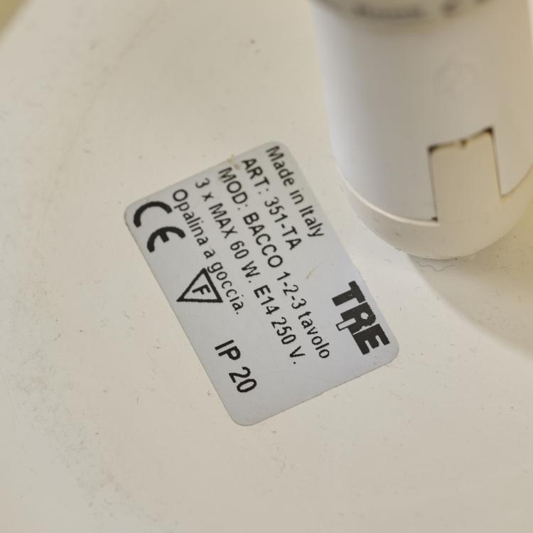 Bild 5 zu Objekt, Tischleuchte 'Bacco 1-2-3', um 1983, Guido Rosati, Itre, Murano, 177A 418