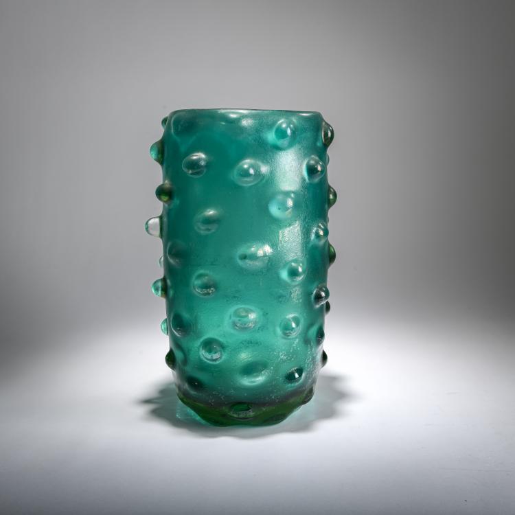 Hauptbild zu Objekt, Vase 'Corroso a bugne', c. 1936, Carlo Scarpa, Venini & C., Murano, 177B 516