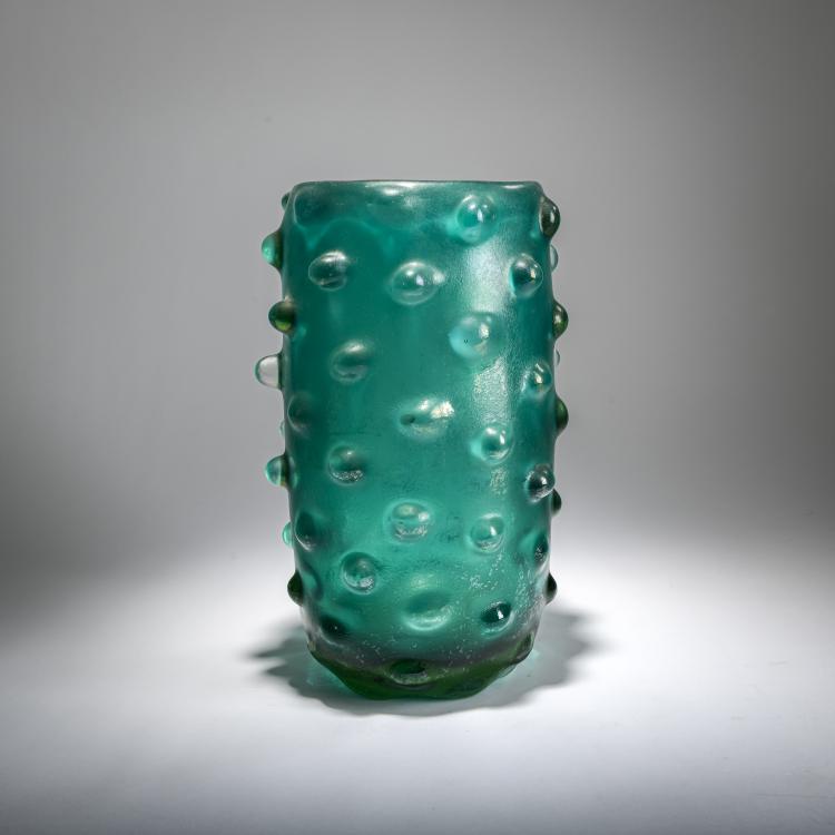 Bild 1 zu Objekt, Vase 'Corroso a bugne', c. 1936, Carlo Scarpa, Venini & C., Murano, 177B 516