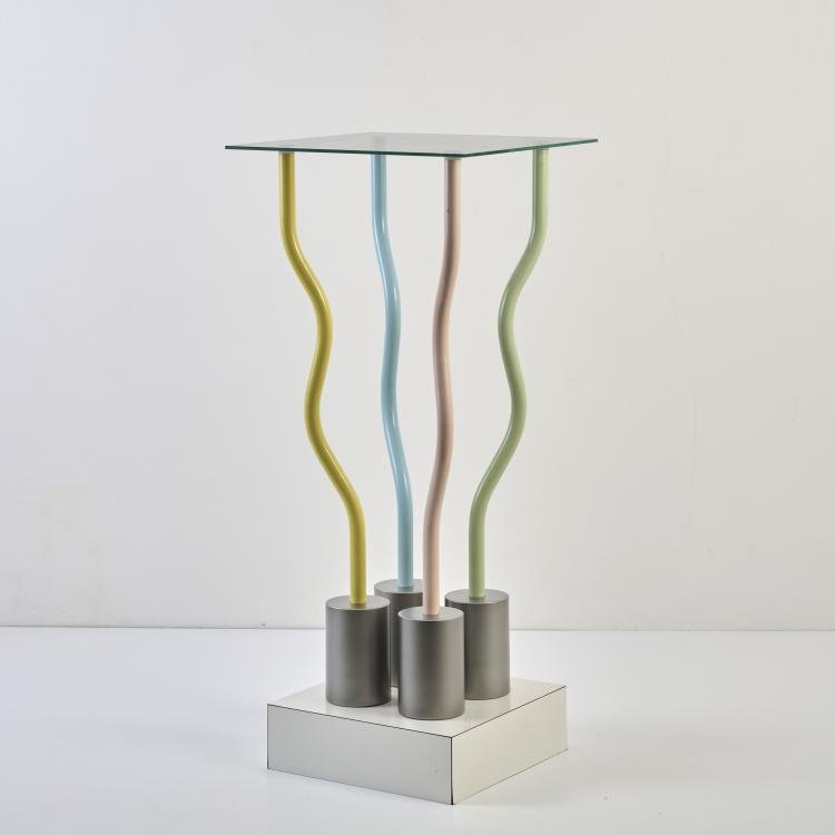 Hauptbild zu Objekt, Tisch 'Le strutture tremano', 1979, Ettore Sottsass, Belux, Wohlen, 177A 407