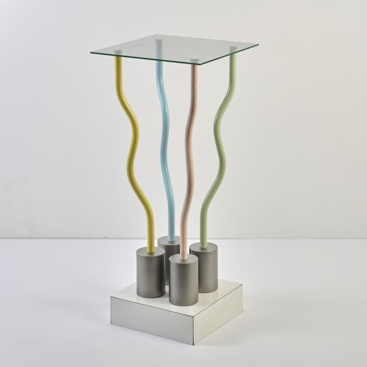 Bild 1 zu Objekt, Tisch 'Le strutture tremano', 1979, Ettore Sottsass, Belux, Wohlen, 177A 407
