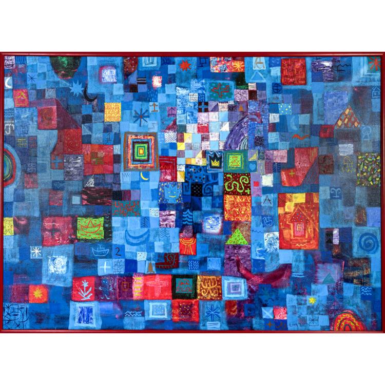 Hauptbild zu Objekt, 'Tale in Blue', c. 2000, Iliya Zhelev, 177C 775