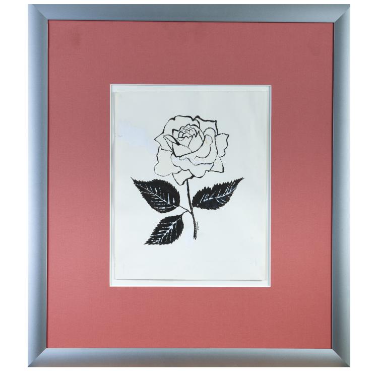 Bild 3 zu Objekt, Ohne Titel (Pink Rose), um 1955, Andy Warhol, 177C 691