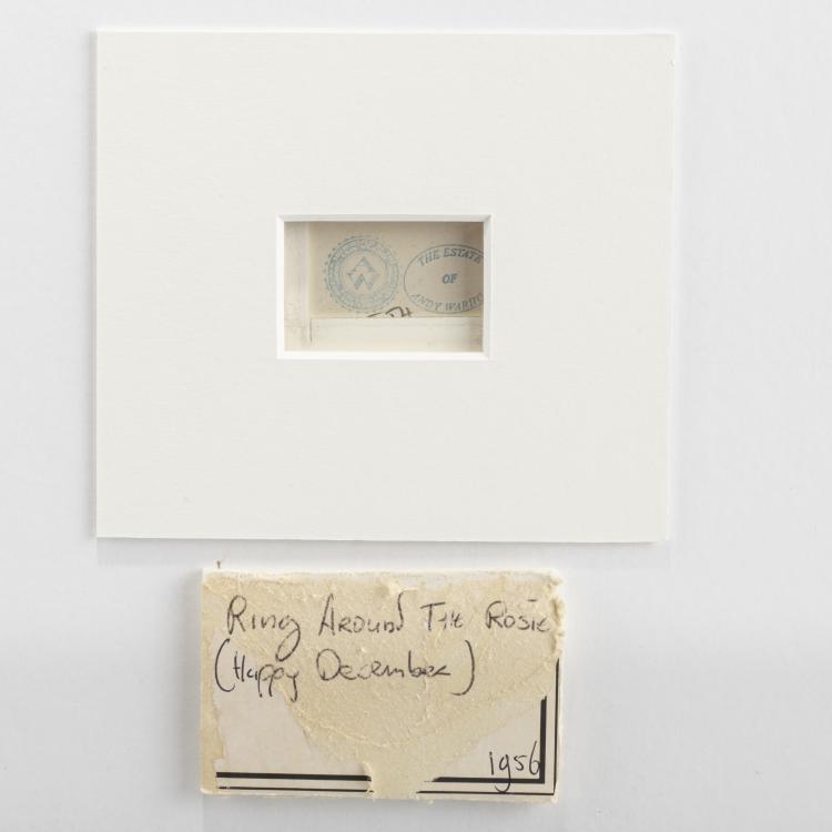 Bild 1 zu Objekt, 'Children Playing Ring Around the Rosie (Happy December)', 1954, Andy Warhol, 177C 690