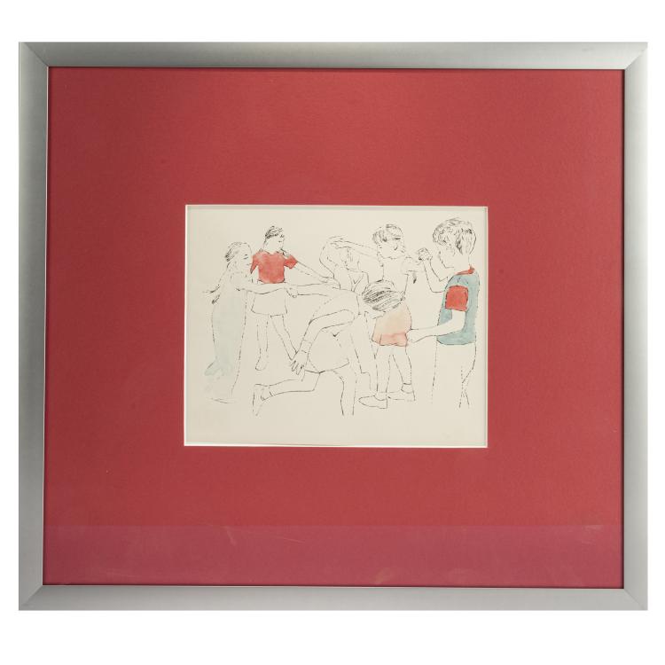 Bild 2 zu Objekt, 'Children Playing Ring Around the Rosie (Happy December)', 1954, Andy Warhol, 177C 690