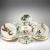 14 service pieces 'Aux grands Oiseaux', c. 1880