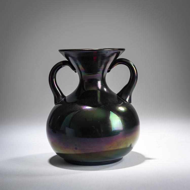 Bild 1 zu Objekt, Vase 'Iridato', 1921-25, Vittorio Zecchin, Cappellin, M.V.M., Murano, 177B 477