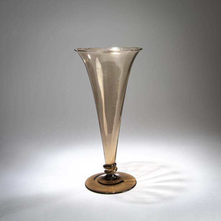 Hauptbild zu Objekt, Vase 'Costolato', 1921-25, Vittorio Zecchin, Cappellin, M.V.M., Murano, 177B 478