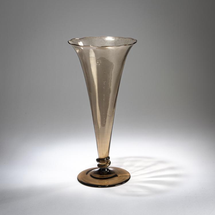 Bild 1 zu Objekt, Vase 'Costolato', 1921-25, Vittorio Zecchin, Cappellin, M.V.M., Murano, 177B 478