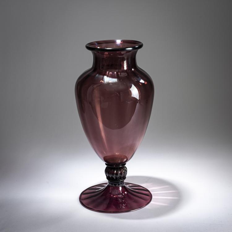 Bild 1 zu Objekt, Vase 'Costolato', 1921-25, Vittorio Zecchin, Cappellin, M.V.M., Murano, 177B 479