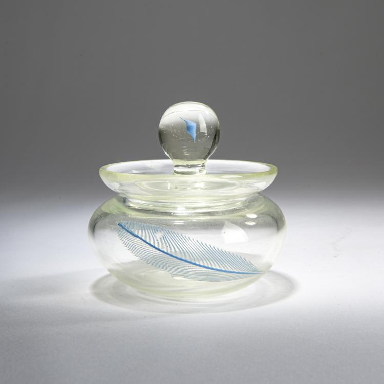 Hauptbild zu Objekt, Deckeldose 'Piume', 1956, Archimede Seguso, Seguso, Archimede, Murano, 177B 607