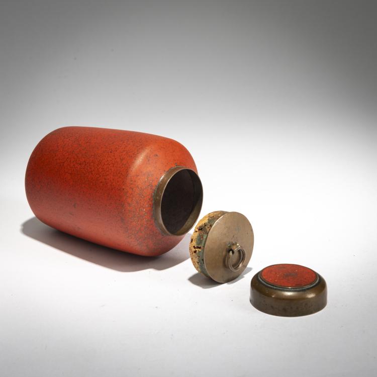 Bild 2 zu Objekt, Teedose, c. 1934, Lili Schultz, Giebichenstein, Burg, 177A 13