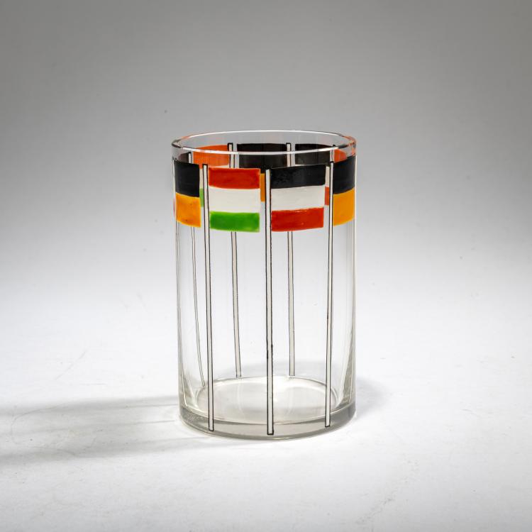 Hauptbild zu Objekt, Kriegsglas, 1914-16, Josef Hoffmann, Oertel, J., Haida; Wiener Werkst&auml;tte, 178A 207