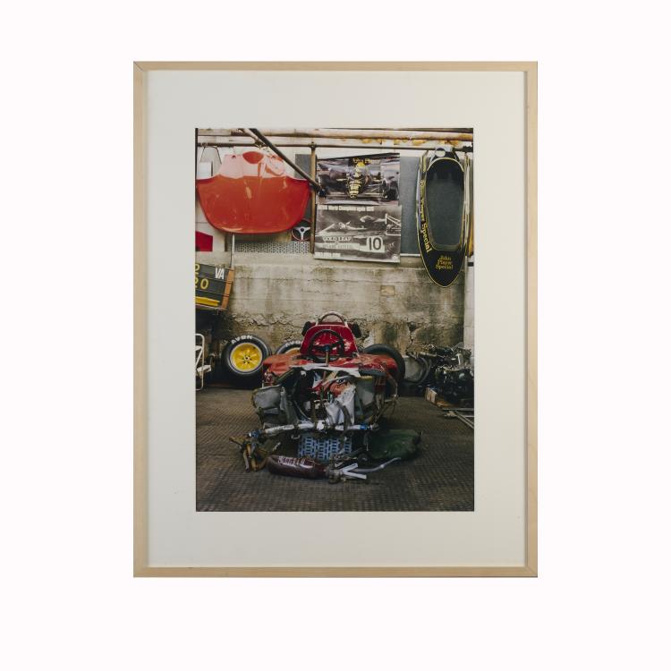 Bild 1 zu Objekt, 'Jochen Rindt. The wreckage in a private garage', 1995, Kurt Pinter, 177C 671