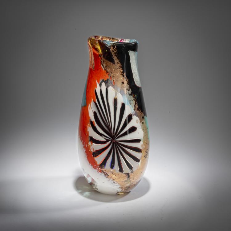 Bild 1 zu Objekt, Vase 'Oriente', c. 1953, Dino Martens, Toso, Aureliano, Murano, 177B 584