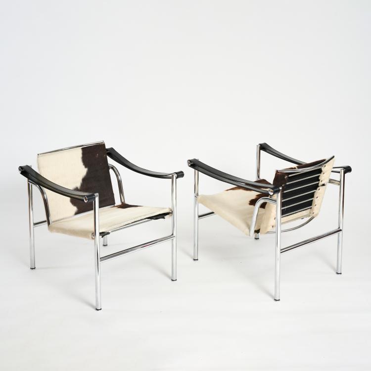 Bild 4 zu Objekt, Zwei Armlehnsessel 'LC 1', 1928 (Entwurf), Pierre Jeanneret,Charlotte Perriand,Le Corbusier Charles-&Eacute;douard Jeanneret-Gris, Cassina, Mailand / Milan, 178B 518