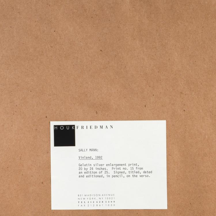 Bild 1 zu Objekt, 'Vinland', 1992, Sally Mann, 177C 664