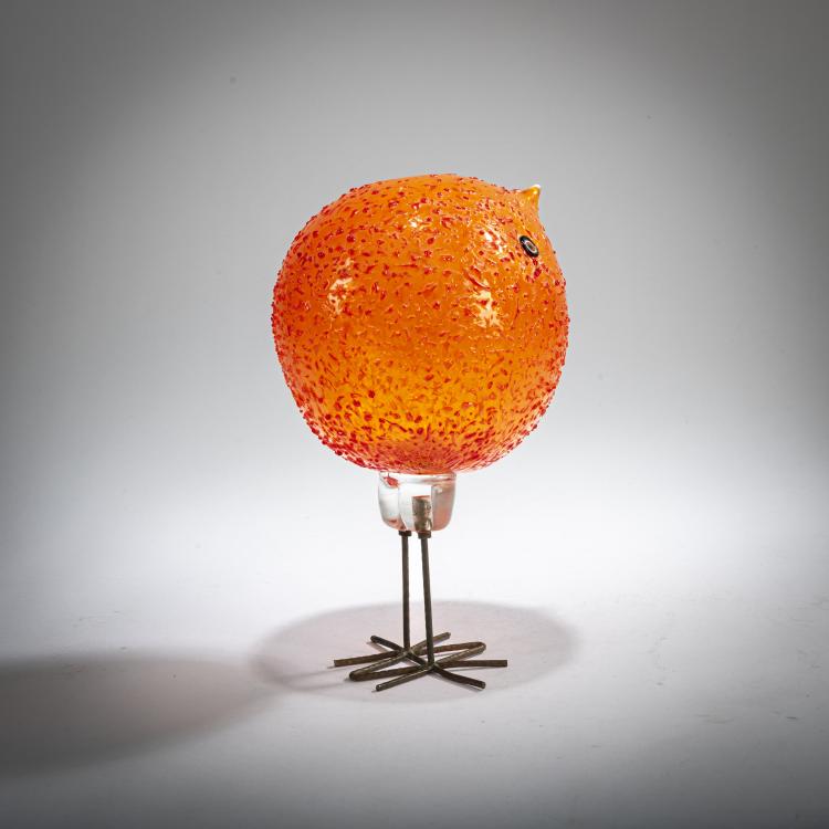 Bild 1 zu Objekt, 'Pulcino' bird, 1962, Alessandro Pianon, Vistosi, Gino, Murano, 177B 619