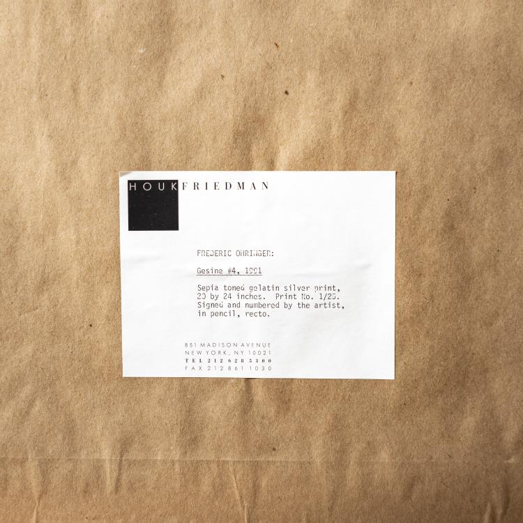 Bild 1 zu Objekt, 'Gesine #4', 1991, Frederic Ohringer, 177C 668