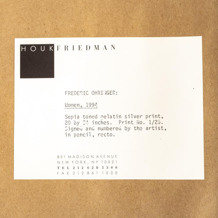 Bild 1 zu Objekt, 'Women', 1994, Frederic Ohringer, 177C 670