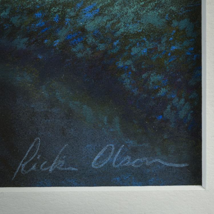 Bild 1 zu Objekt, Tropische Flusslandschaft, wohl Ende 20. Jh, Rick Olson, 177C 752