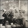 'Wonni and Alex aboard Bartholomé March's boat', 1954 (printed later)