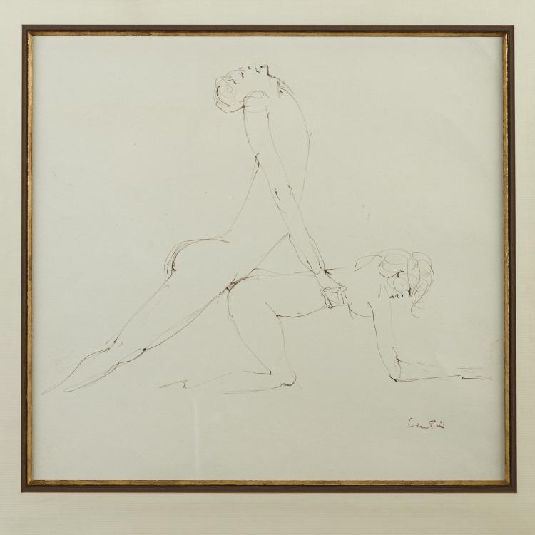Bild 2 zu Objekt, 'Dessin Erotique No. 8 (Sp&eacute;cial No. 115)' und 'Dessin Erotique No. 9 (Sp&eacute;cial No. 116)', um 1970, Leonor Fini, 177C 719