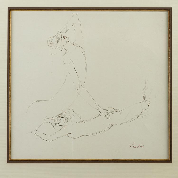 Bild 3 zu Objekt, 'Dessin Erotique No. 8 (Sp&eacute;cial No. 115)' und 'Dessin Erotique No. 9 (Sp&eacute;cial No. 116)', um 1970, Leonor Fini, 177C 719