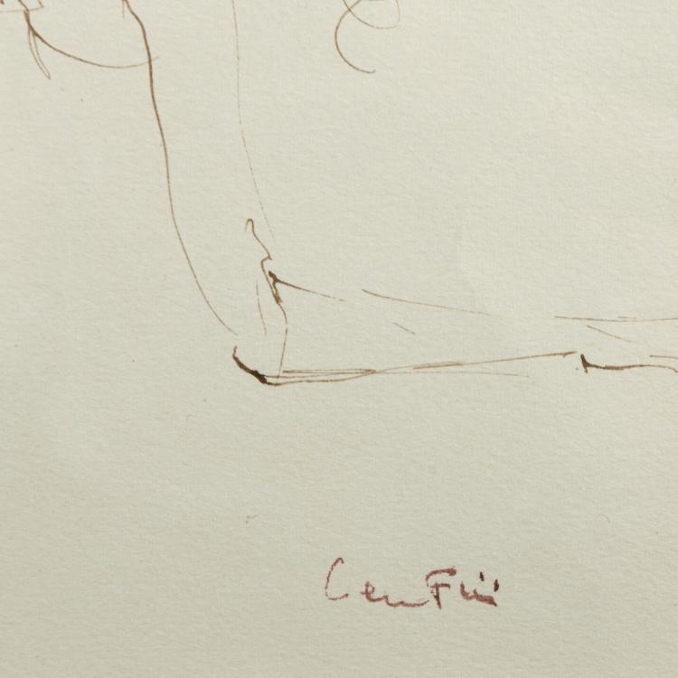 Bild 4 zu Objekt, 'Dessin Erotique No. 8 (Sp&eacute;cial No. 115)' und 'Dessin Erotique No. 9 (Sp&eacute;cial No. 116)', um 1970, Leonor Fini, 177C 719