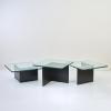 Three side tables, 1970s